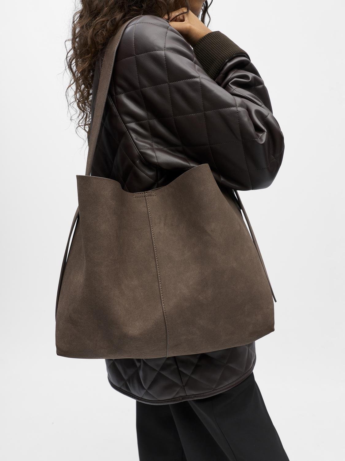 OBJGAEL Bag - Seal Brown - VERO MODA & VILA Bergvik